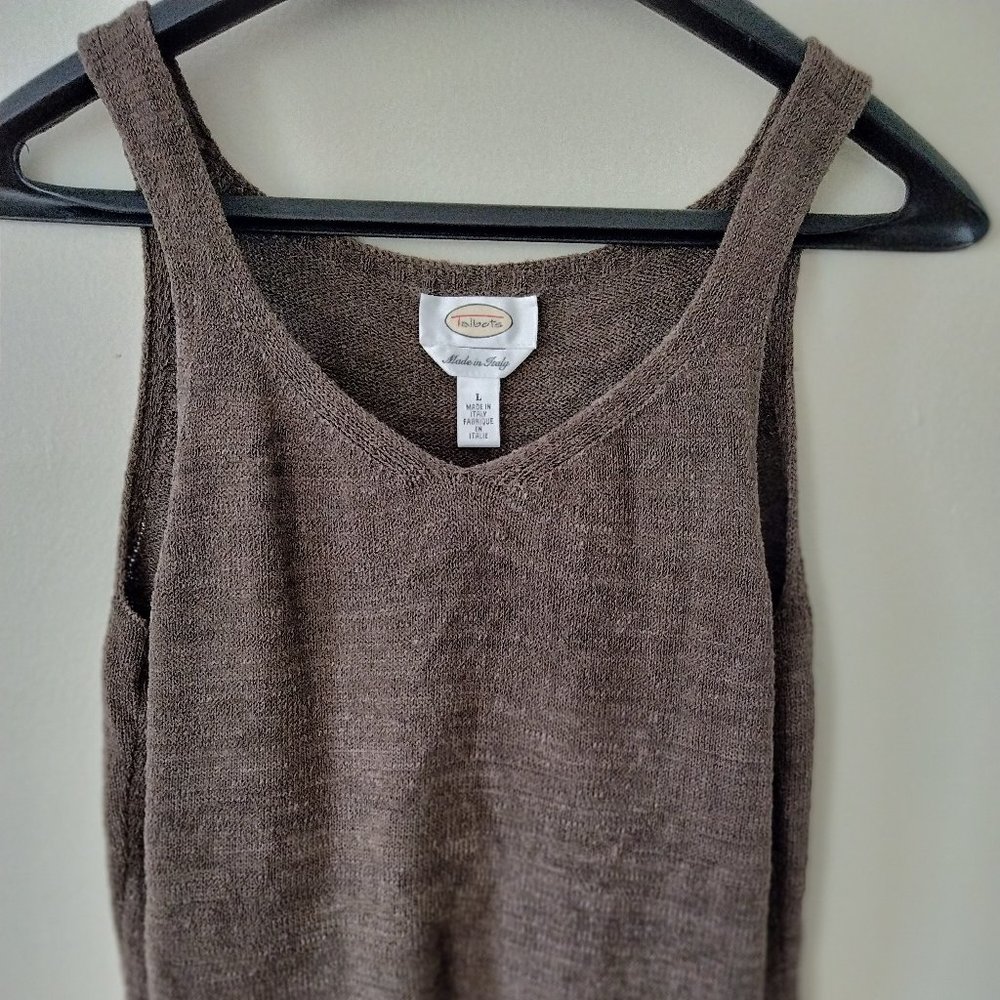 Talbots cardigan and sleeveless knit 2 piece